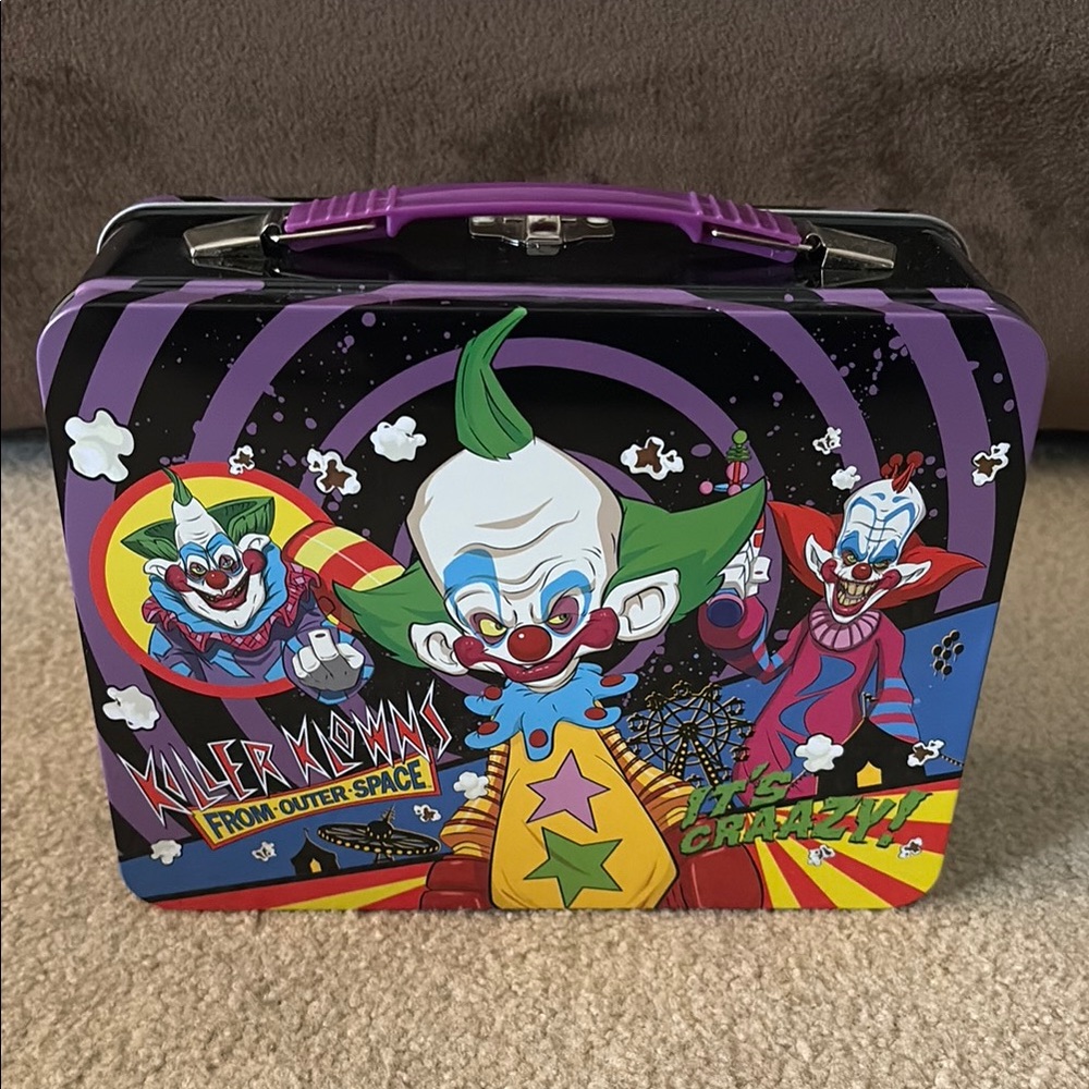 NEW LISTING ✨ Killer Klowns From Outer Space Collectible Lunch Box